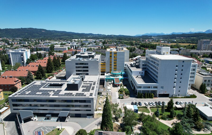Luftaufnahme Klinikum Villach